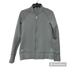 Women's Adidas Grey Bomber Reversible Jacket Size S